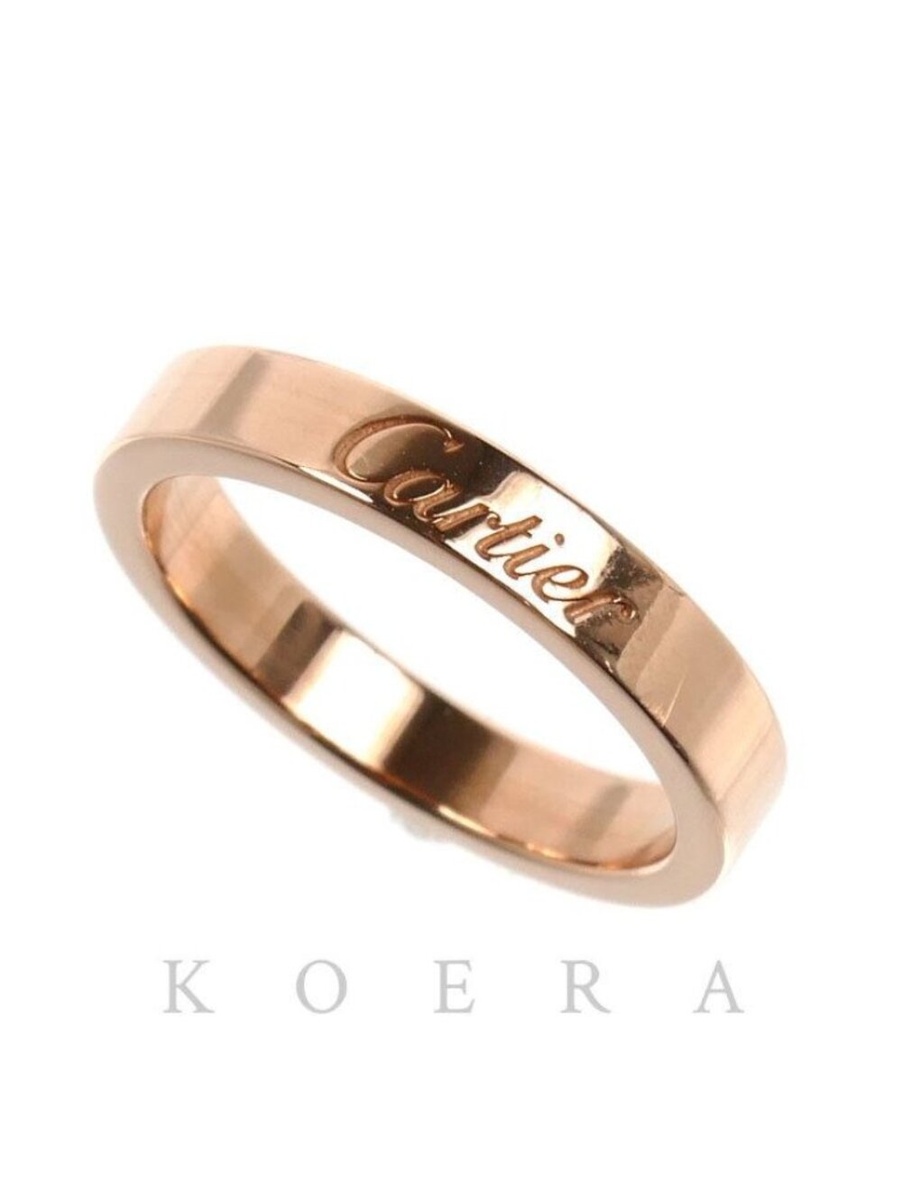 Cartier 18k Pink Gold C de Cartier Wedding Ring 46 Vintage